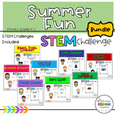 Summer Fun STEM Challenge Bundle K, Kindergarten, First, 1