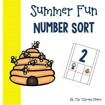 Preview of Summer Fun Sorting Number Counting Mats