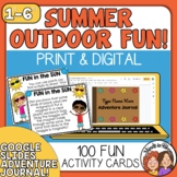 Summer Fun Task Cards | 100 Outdoor Activity Cards | Outside Fun!