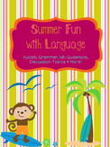Summer Fun With Language