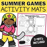 Summer Games Activity Placemats - Fun Mats Busy Work Early