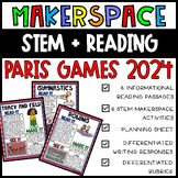 Summer Games Olympics 2024 STEM Makerspace Task Cards and 