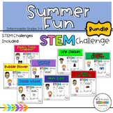 Summer Fun STEM Challenge Bundle - Third, 3rd, Fourth, 4th