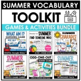 Summer Games and Activities Bundle - ELL &  ESL Summer Toolkit