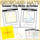 Summer Geoboard Mats | Summer Fine Motor Activities | End 