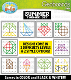 Summer Geoboards Clipart {Zip-A-Dee-Doo-Dah Designs}