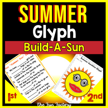 Preview of Summer Glyph - Summer Graphing Activities - Summer Math