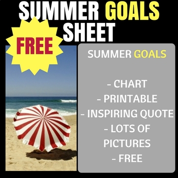 Preview of Summer Goals!