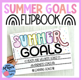 Summer Goals | End Of The Year Flipbook | Goals Craft Activity