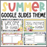 Summer Google Slides Theme - Daily Agenda Morning Meeting
