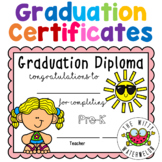 Pre-K Summer Graduation Certificates & Diplomas