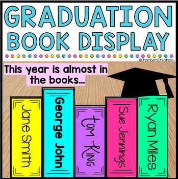 Preview of Summer Graduation Library Bulletin Board Display