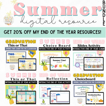 Preview of Back To School Resources: Distance and Virtual Learning Activities Bundle