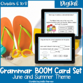 Summer Grammar BOOM Cards