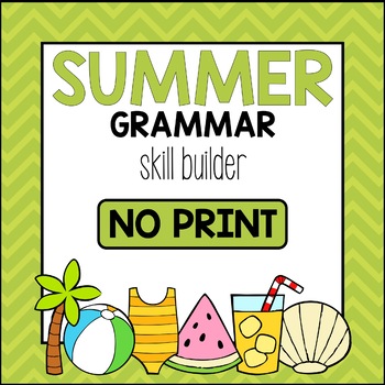 Preview of Summer Grammar Skill Builder *NO PRINT*