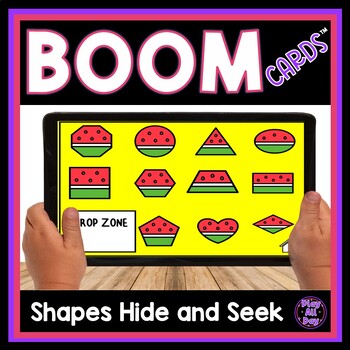 Shapes Hide and Seek Game by The Tahoe Teacher