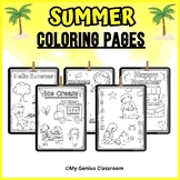Summer Holiday Coloring Pages | Fun Activities & Printable