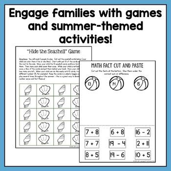 Summer Homework Packet for Rising Second Graders (who have completed