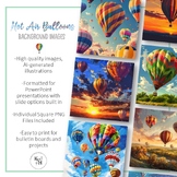 Summer Hot Air Balloon Images for Slide Presentations | PP