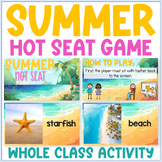 Summer Hot Seat Guessing Game - Digital Summer Activity - 