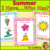 Summer I Have… Who Has? Game Cards – Fun End of Year Summe