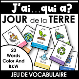 Earth Day: I Have, Who Has Game | J'ai, Qui a | Vocabulair