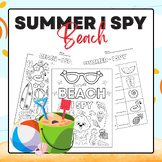 Summer I SPY - Beach Day Search And Find