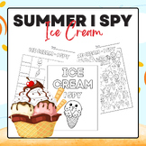 Summer I SPY - Ice Cream Search And Find Activity