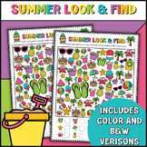 Summer I Spy Look and Find, Summer Activities, Summer Math Games