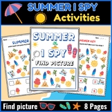 Summer I Spy: Seek and Discover Fun-(Summer Activities)