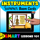 Summer INSTRUMENT FAMILY Boom Cards™ Instrument Families M