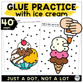 Ice Cream Theme Day Activities Glue Practice for Summer To