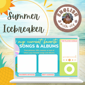 Preview of Summer Icebreaker (Common App Essay Inspired!)