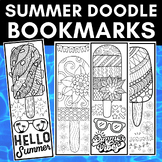 Summer Icey Doodle Bookmarks | Schools Out | Summer Break 