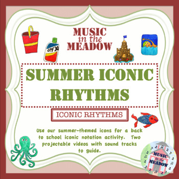 Preview of Summer Iconic Rhythm Activity Distance Learning