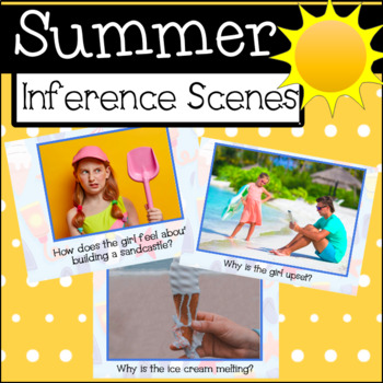 Preview of Summer Inference Scenes - File Format Bundle (Distance Learning)
