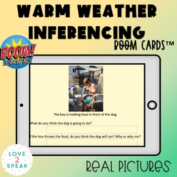 Preview of Summer Inferencing Boom Cards ™