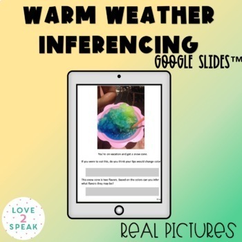 Preview of Summer Inferencing and Problem Solving Google Slides™