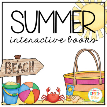 Preview of Interactive Vocabulary Books: Summer