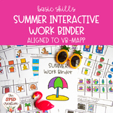 Summer Interactive Work Binder – Basic Skills & Aligned to