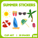 Clip Art: Summer Stickers