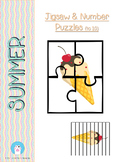 Summer Jigsaw & Number Puzzles (to 10)
