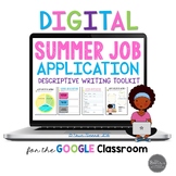 Summer Job Application & Descriptive Writing Toolkit for G
