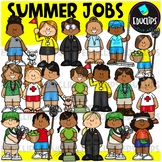 Summer Jobs Clip Art Set {Educlips Clipart}