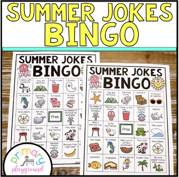 Summer Jokes Bingo by Primary Playground | TPT