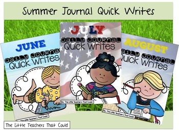 Preview of Summer Journal Quick Writes
