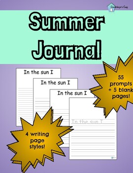 Preview of Summer Journal | Summer Writing Prompts