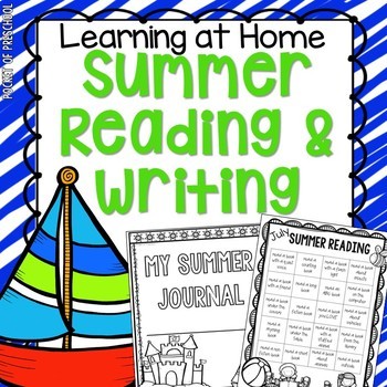 Preview of Summer Reading and Writing Pack for Preschool, Pre-K, and Kindergarten