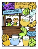 Summer Kids Lemonade Stand {Creative Clips Digital Clipart}