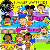 Summer Kids Water Fun Clipart {Pool and Summer Activities}